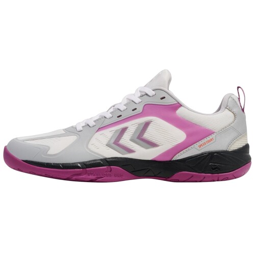 Hummel Speed Court Sportschuhe Hallenschuhe wei�/grau/lila/schwarz 228236-9380