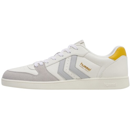 Hummel Handball Perfekt SP Indoor Schuhe Sneaker wei�/grau/gelb 226303-9288