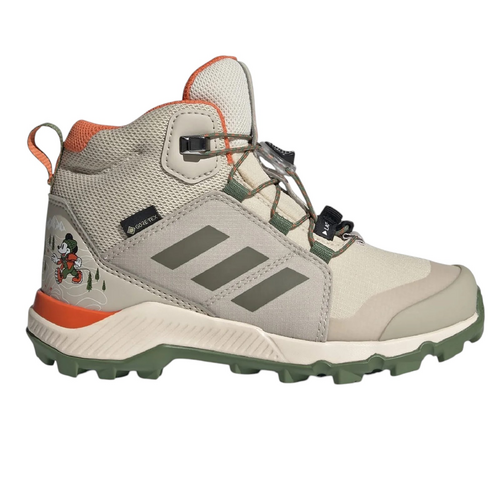 Adidas Disney Micky Maus Terrex Mid GTX Gore-Tex Outdoorschuhe Trail Stiefel Boots beige/gr�n/orange ID3452
