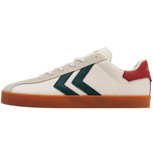 Hummel Diamant LX-E RS Sude Indoor Retro Schuhe Sneaker beige/gr�n/rot 226230-9806