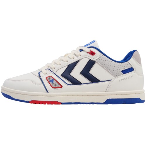 Hummel Power Play LX-E Sneaker Schuhe wei�/blau/rot 226244-9315