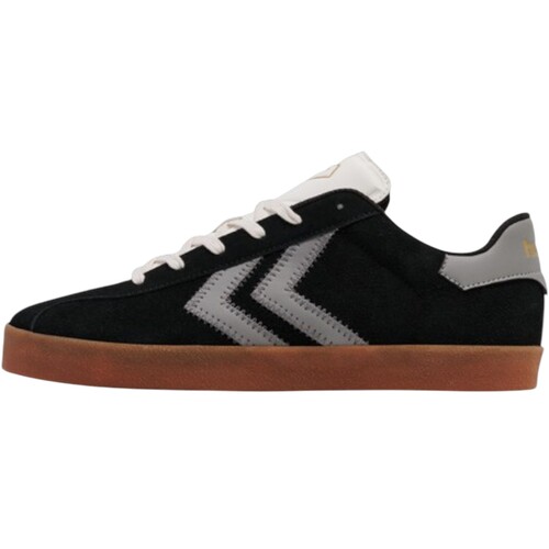 Hummel Diamant LX-E SD Suede Indoor Retro Schuhe Sneaker schwarz/grau 226231-2267