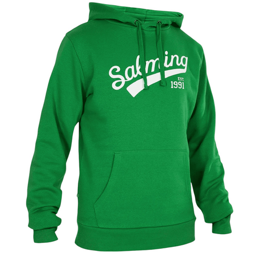 Salming Logo Hood Hoodie Hoody JR Kinder Pullover Kapuzenpullover gr�n/wei� 1168681-0606