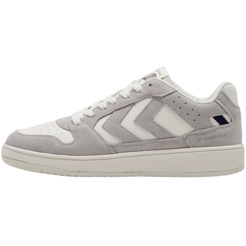 Hummel St. Power Play Suede Mix Sneaker Sportschuhe Schuhe grau/weiss 216057-2512