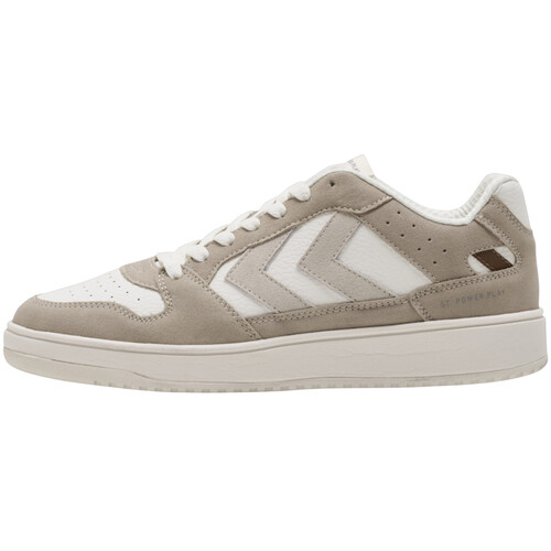 Hummel St. Power Play Suede Mix Sneaker Sportschuhe Schuhe beige/weiss 216057-2174