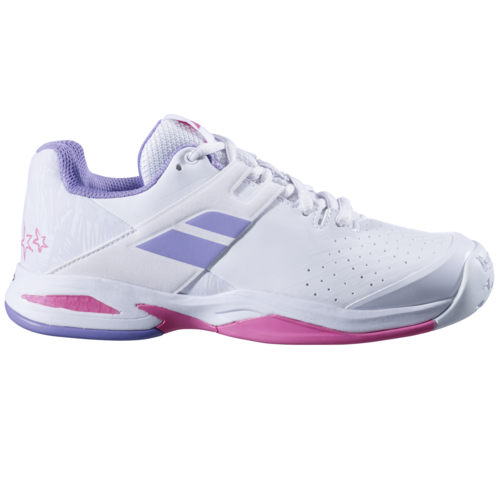 Babolat Propulse All Court Junior Tennis Tennisschuhe Sportschuhe wei�/flieder/rosa 33S23884-1074
