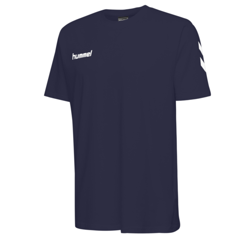 Hummel HMLGO Go Cotton Herren T-Shirt S/S dunkelblau/schwarz 203566-7026