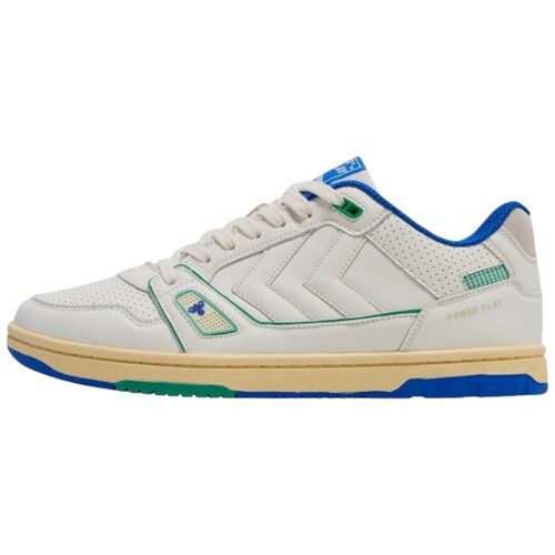 Hummel Power Play LX-E AP1 Sneaker Schuhe weiss/blau/gr�n 226277-9301