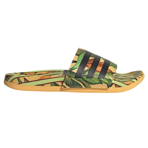 Adidas X Farm Rio Adilette Comfort Slide Badelatschen Badeschlappen Sandale gr�n/gelb/orange/schwarz JI2263