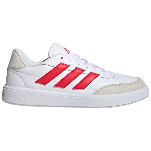 Adidas Courtblock Classic Tennis Sneaker Sportschuhe weiss/rot JP5342