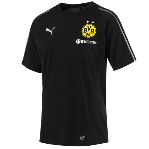 Puma BVB Borussia Dortmund Kinder Training Jersey Trikot T-Shirt Jr. schwarz/gelb 753359-02