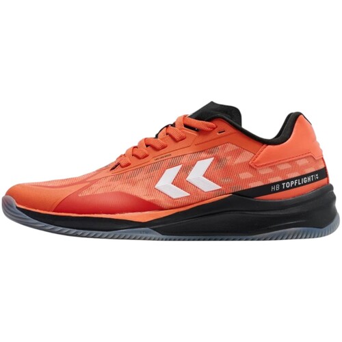 Hummel HB TopFlight Pro Indoor Hallenschuhe Sportschuhe Handballschuhe orange/schwarz/weiss 230728-2442