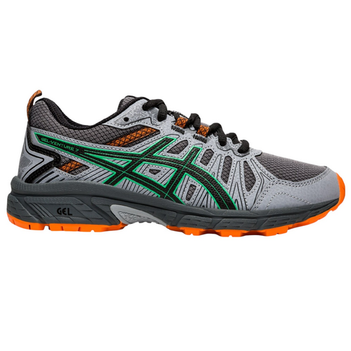 Asics Gel Venture 7 GS Laufschuhe Sportschuhe grau/schwarz/gr�n/orange 1014A072-021