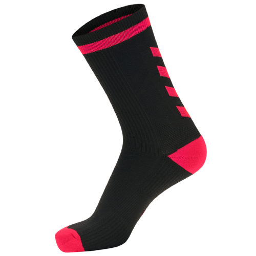 Hummel Elite Indoor Sport Sock Low Socken Sportsocken schwarz/pink 204043-2842
