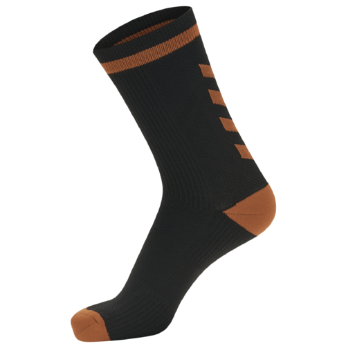 Hummel Elite Indoor Sport Sock Low Socken Sportsocken schwarz/orange 204043-2461