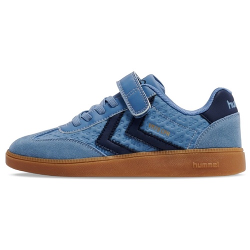 Hummel VM78 CPH LS JR Kinder Indoor Schuhe Sneaker Klettverschluss blau 230243-7986