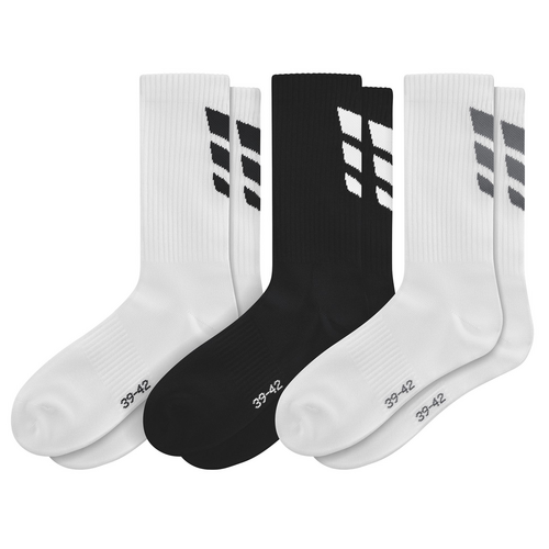 3 Paar Erima Wings Socks Socken Sportsocken wei�/schwarz 218-2503