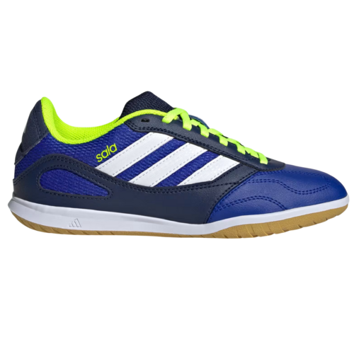 Adidas Super Sala Competition III IN Indoor Kinder Fu�ballschuhe Hallenschuhe Sportschuhe blau/wei�/gelb JR5401