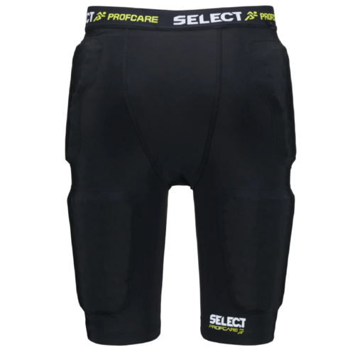 Select Profcare Compression Pads Shorts Torwart Feldspieler Thermohose Kompressionshose H�ftschutzhose kurz mit Polstern schwarz 710012