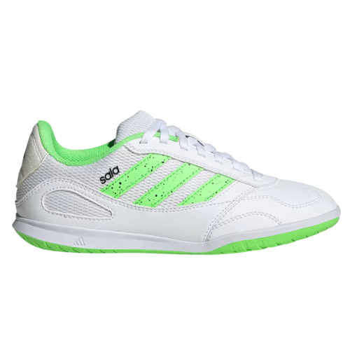 Adidas Super Sala Competition III IN Indoor Kinder Fu�ballschuhe Hallenschuhe Sportschuhe weiss/gr�n JR5402