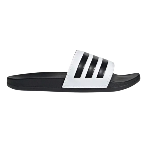 Adidas Adilette Comfort Badelatschen Badeschlappen Sandale Slide weiss/schwarz GZ5893