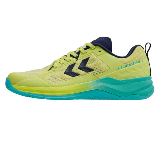Hummel HB Powerstrike Pro Indoor Hallenschuhe Sportschuhe Handballschuhe gr�n/blau 230729-5031