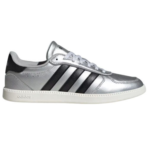 Adidas Breaknet Sleek Classic Indoor Sneaker Sportschuhe silber/schwarz/weiss JQ8263