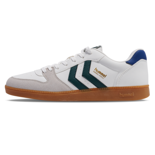 Hummel Handball Perfekt SP Indoor Schuhe Sneaker wei�/gr�n/blau 226303-9528