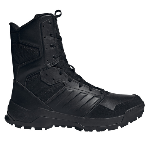 Adidas GSG-9.2024 Zip All Black Leder Einsatzstiefel Outdoor Schuhe Stiefel Boots schwarz JP9888