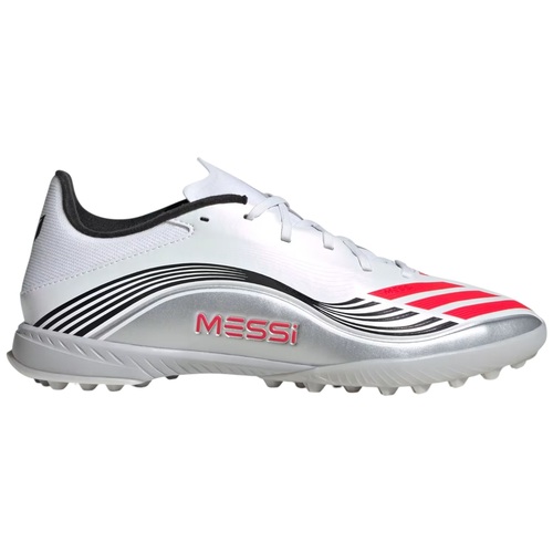Adidas F50 Messi League TF Fu�ballschuhe Nockenschuhe weiss/silber/schwarz/rot JP7448 