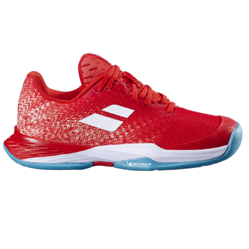 Babolat Jet Mach 3 All Court Junior Tennis Tennisschuhe Sportschuhe rot/wei�/blau 3J3S25A883-5061