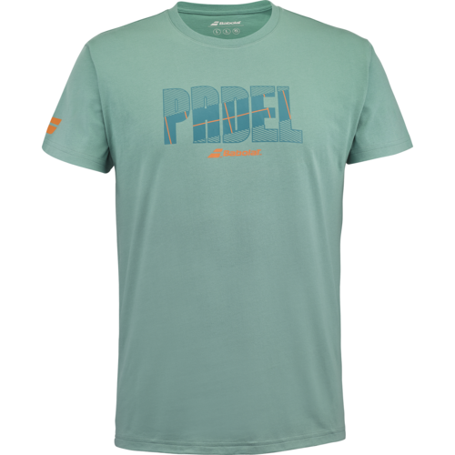 Babolat Padel Cotton Tee Herren T-Shirt gr�n 6MS24441-8011