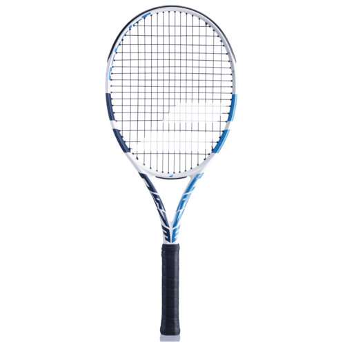 Babolat Evo Drive Lite Tennisschl�ger Tennis Racket Strung besaitet wei�/blau 102539-153