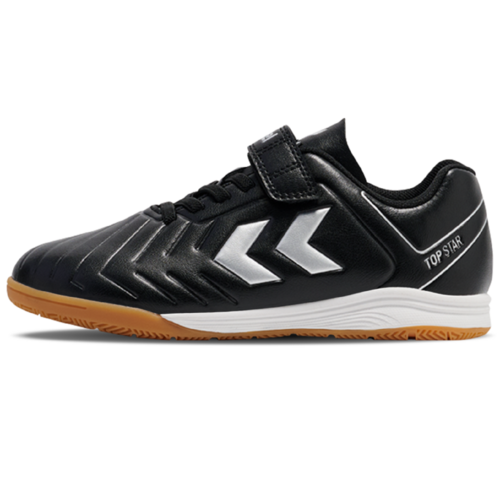 Hummel Top Star I.C. VC 2.0 Indoor IN Hallenschuhe Fu�ballschuhe Klettverschluss schwarz/wei� 234866-2001