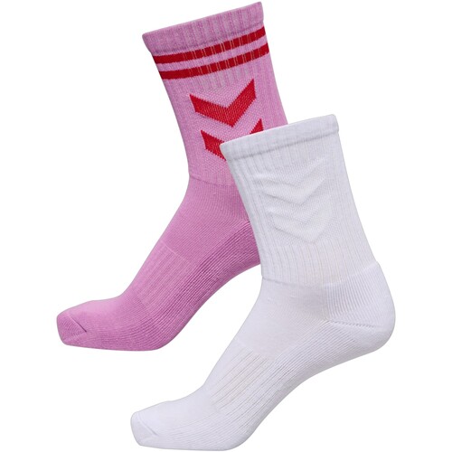 Hummel hml2-PACK SOCKS LOVE Sport Socks Sportsocken Socken Handballsocken wei�/bunt 228036-7995