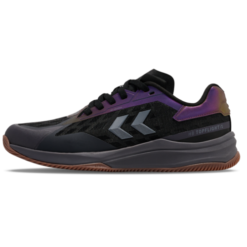 Hummel HB TopFlight Pro Indoor Hallenschuhe Sportschuhe Handballschuhe schwarz/grau/lila 230728-2267
