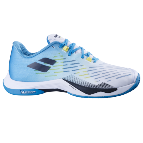 Babolat Shadow Tour 5 Badminton Badmintonschuhe Sportschuhe blau/wei�/gelb/schwarz 3A0F25B356-4137