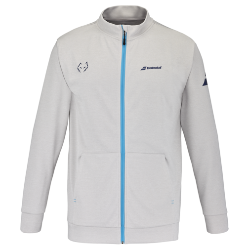 Babolat Jacket Juan Lebr�n Herren Padel Jacke Sportjacke Trainingsjacke Sweatjacke hellgrau 6MS25121-4133