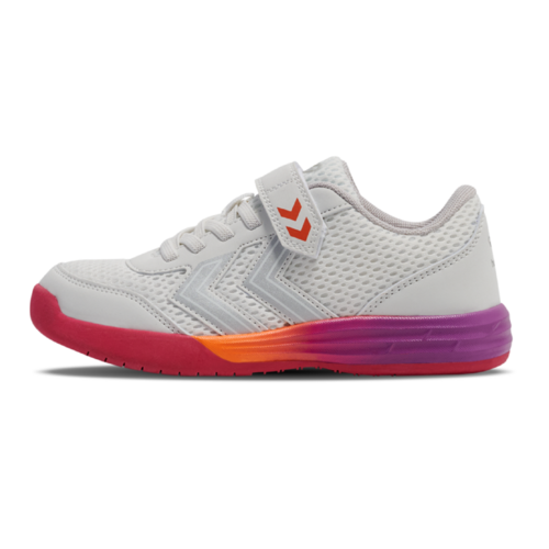 Hummel Multiplay Flex VC JR Klett Kinderschuhe Sneaker wei�/orange/bunt 224853-9144