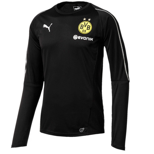 Puma BVB Borussia Dortmund LTD Kinder Longsleeve Training Jersey Trikot Shirt JR langarm schwarz 753362-02