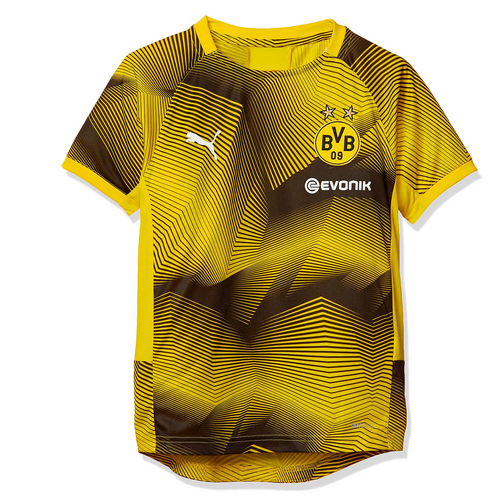 Puma BVB Borussia Dortmund LTD Kinder Stadium Training Aufw�rmtrikot Jersey Trikot T-Shirt JR gelb/schwarz 754542-01