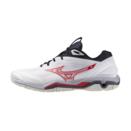 Mizuno Wave Stealth 6 Indoor Handball Volleyball Hallenschuhe Sportschuhe weiss/grau/rot X1GA243021