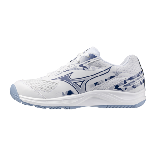 Mizuno Stealth Star 3 Jr. Kinder Indoor Handball Volleyball Hallenschuhe Sportschuhe weiss/blau X1GC250711