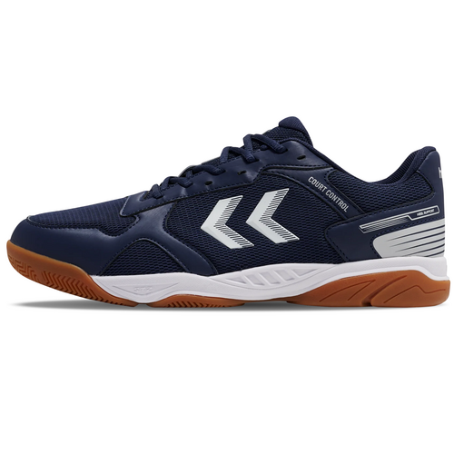 Hummel Court Control II Indoor Hallenschuhe Sportschuhe Tennisschuhe dunkelblau/wei� 225341-1009