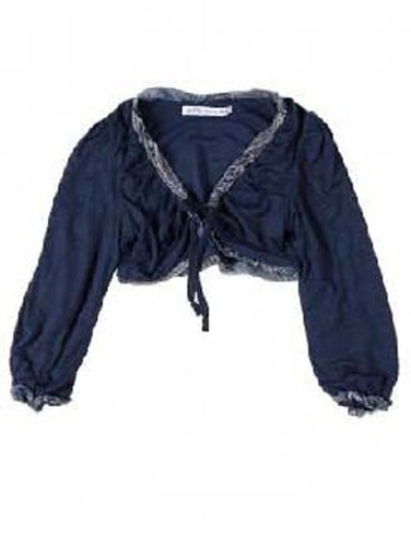 Patrizia Pepe Bolero Jacke dunkelblau