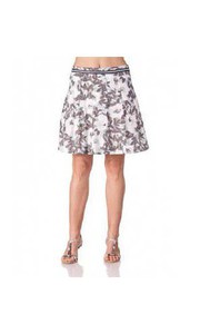 Lybwylson by Toff Togs Sommerrock mit Alloverprint wei�/braun/oliv/t�rkis