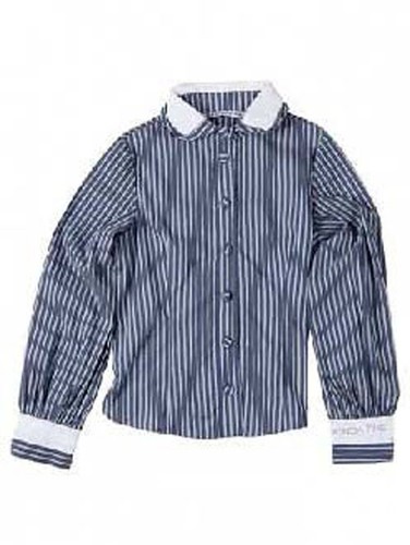 Patrizia Pepe gestreifte Bluse Kinderbluse blau/wei�/gr�n