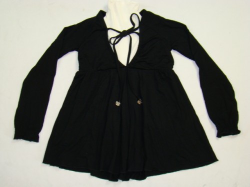 Patrizia Pepe raffiniertes Longsleeve schwarz/wei�