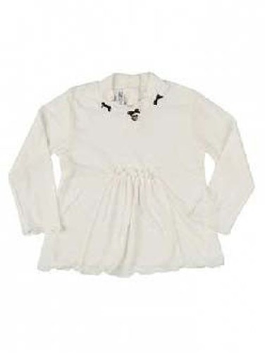 Patrizia Pepe M�dchen Longsleeve Langarmshirt wollwei�