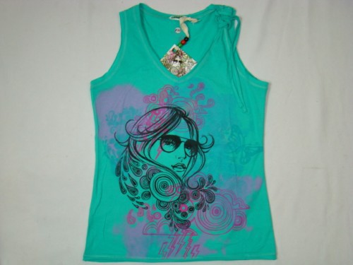 Gang Lissy 595691-38 Top T-Shirt t�rkis/bunt